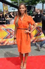 ROCHELLE HUMES at X Factor Audition in London 07/16/2015