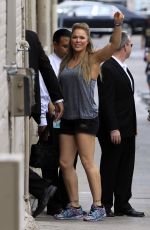 RONDA ROUSEY at Jimmy Kimmel Live in Hollywood 01/07/2015