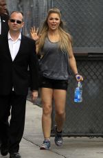 RONDA ROUSEY at Jimmy Kimmel Live in Hollywood 01/07/2015