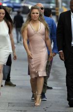 RONDA ROUSEY at Jimmy Kimmel Live in Hollywood 01/07/2015
