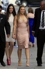 RONDA ROUSEY at Jimmy Kimmel Live in Hollywood 01/07/2015