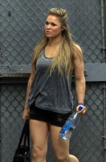 RONDA ROUSEY at Jimmy Kimmel Live in Hollywood 01/07/2015