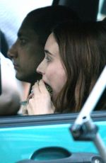 ROONEY MARA on the Set of Blackbird in London 07/01/2015