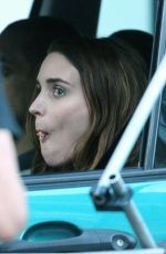 ROONEY MARA on the Set of Blackbird in London 07/01/2015