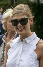 ROSAMUND PIKE at Wimbledon Tennis Championships in London