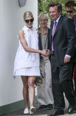 ROSAMUND PIKE at Wimbledon Tennis Championships in London