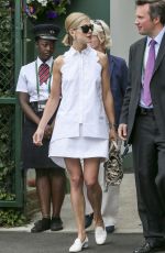 ROSAMUND PIKE at Wimbledon Tennis Championships in London