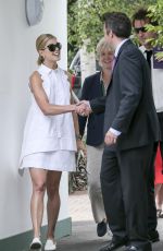 ROSAMUND PIKE at Wimbledon Tennis Championships in London