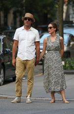 ROSE BYRNE and Bobby Cannavale Walk Out in the East Village 07/29/2015