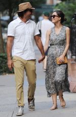 ROSE BYRNE and Bobby Cannavale Walk Out in the East Village 07/29/2015