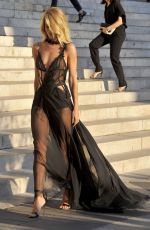 ROSIE HUNTINGTON-WHITELEY at Atelier Versace Fashion Show in Paris