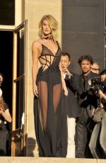 ROSIE HUNTINGTON-WHITELEY at Atelier Versace Fashion Show in Paris