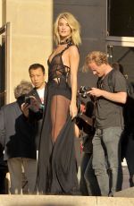 ROSIE HUNTINGTON-WHITELEY at Atelier Versace Fashion Show in Paris