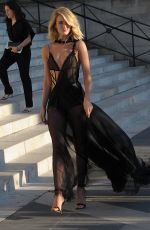 ROSIE HUNTINGTON-WHITELEY at Atelier Versace Fashion Show in Paris