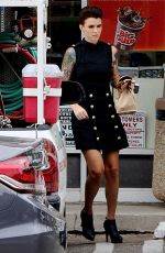 RUBY ROSE Leaves 7-Eleven in Los Angeles 07/01/2015