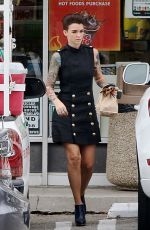 RUBY ROSE Leaves 7-Eleven in Los Angeles 07/01/2015