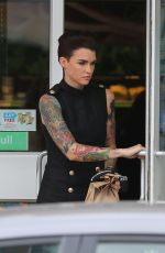 RUBY ROSE Leaves 7-Eleven in Los Angeles 07/01/2015