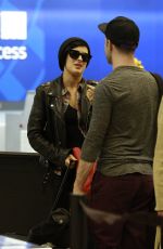 RUMER WILLIS at LAX Airport in Los Angeles 17/16/2015
