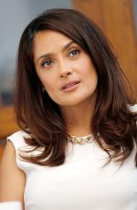SALMA HAYEK at The Prophet Press Conference in Los Angeles