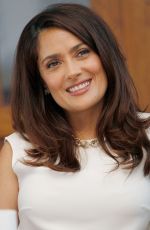 SALMA HAYEK at The Prophet Press Conference in Los Angeles