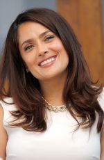 SALMA HAYEK at The Prophet Press Conference in Los Angeles