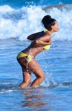 SAMANTHA MUMBA in Bikini at a Beach in Malibu 06/26/2015