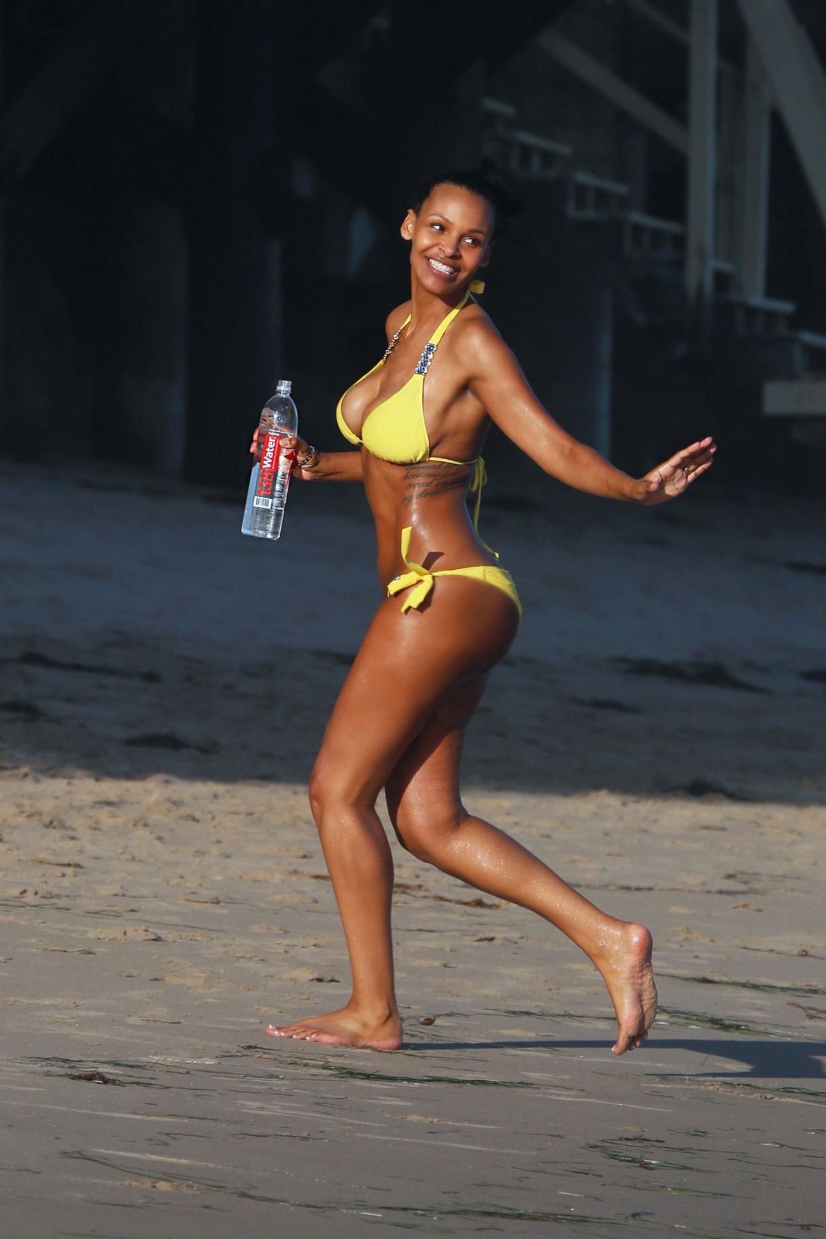 SAMANTHA MUMBA in Bikini at a Beach in Malibu 06/26/2015.