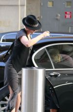 SCARLETT JOHANSSON Arrives at U2 Concert at Madison Square Garden in New York 07/22/2015