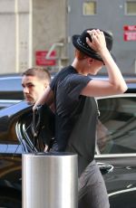 SCARLETT JOHANSSON Arrives at U2 Concert at Madison Square Garden in New York 07/22/2015