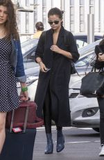SELENA GOMEZ at Heathrow Airport in London 07/28/2015