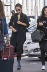 SELENA GOMEZ at Heathrow Airport in London 07/28/2015