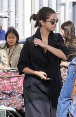 SELENA GOMEZ at Heathrow Airport in London 07/28/2015