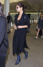 SELENA GOMEZ at Heathrow Airport in London 07/28/2015