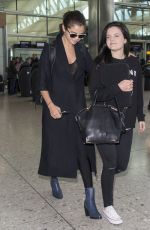 SELENA GOMEZ at Heathrow Airport in London 07/28/2015