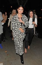 SELENA GOMEZ in Leather Out and About in London 07/23/2015