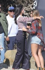 SELENA GOMEZ on the Set of a Photoshoot in Malibu 07/14/2015