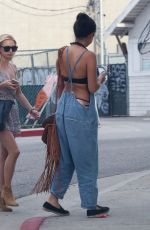 SELENA GOMEZ Out and About in Venice 06/29/2015
