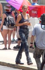 SHAILENE WOODLEY on the Set of Allegiant: Part 1 in Atlanta 07/20/2015