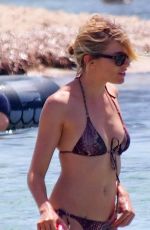 SIENNA MILLER in Bikini at a Beach in Formentera 07/03/2015