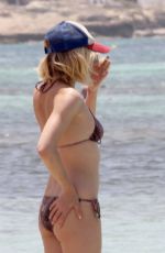 SIENNA MILLER in Bikini at a Beach in Formentera 07/03/2015