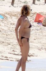 SIENNA MILLER in Bikini at a Beach in Formentera 07/03/2015