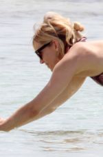 SIENNA MILLER in Bikini at a Beach in Formentera 07/03/2015