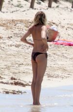 SIENNA MILLER in Bikini at a Beach in Formentera 07/03/2015