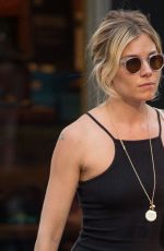 SIENNA MILLER Out and About in New York 07/24/2015