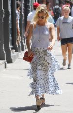 SIENNA MILLER Out and About in Soho 07/24/2015