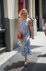 SIENNA MILLER Out and About in Soho 07/24/2015