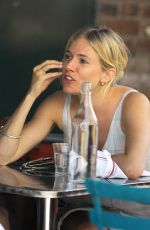 SIENNA MILLER Out for Lunch in New York 07/22/2015