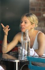 SIENNA MILLER Out for Lunch in New York 07/22/2015
