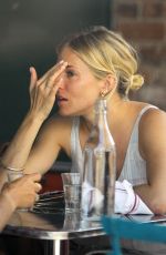 SIENNA MILLER Out for Lunch in New York 07/22/2015