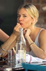 SIENNA MILLER Out for Lunch in New York 07/22/2015